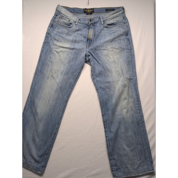Lucky Brand Other - Lucky Brand 181 Relaxed Straight Jeans Mens Size 36X30 Blue Medium Wash Denim